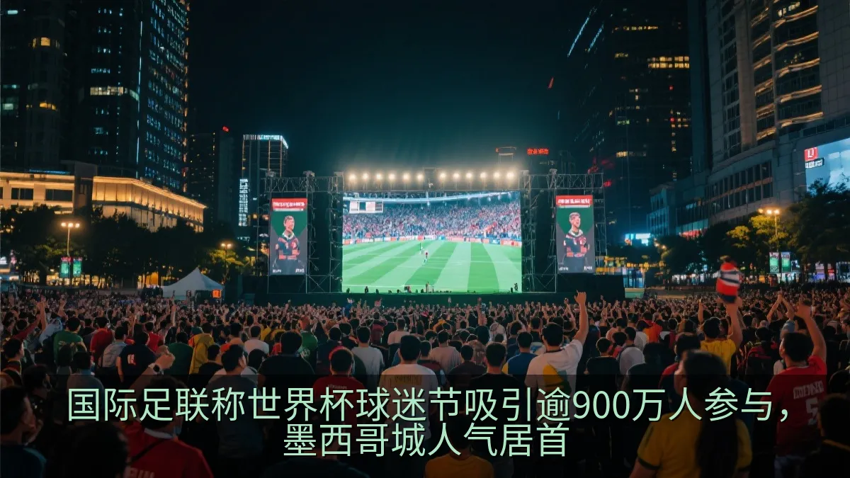 国际足联称世界杯球迷节吸引逾900万人参与，墨西哥城人气居首